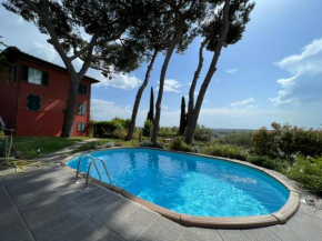 Villa Rossa dall'alto